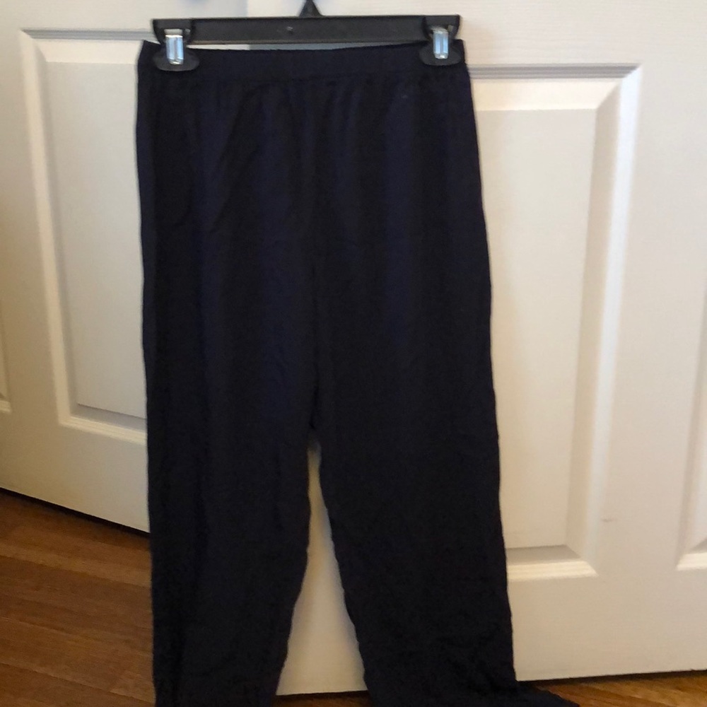 Navy flowey pants